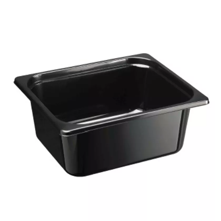PP 1/2 GN H100 noir 325x265x100mm moule par injection (carton de 126 pièces)