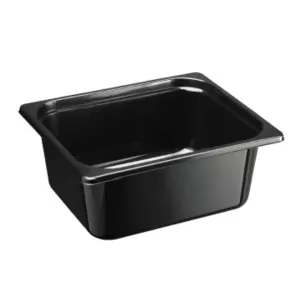 PP 1/2 GN H100 noir 325x265x100mm moule par injection (carton de 126 pièces)