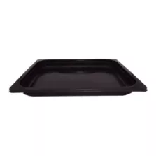 PP 1/2 GN H30 2L noir 325x265x30mm M - legere 700my (carton de 100 pièces)