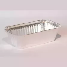 Alu ravier 700ml bord releve 205x110x58mm (carton de 1 000 pièces)
