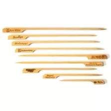 Bamboo gun shaped 21cm 40x250pcs Imprime 1 face (carton de 40 pièces)