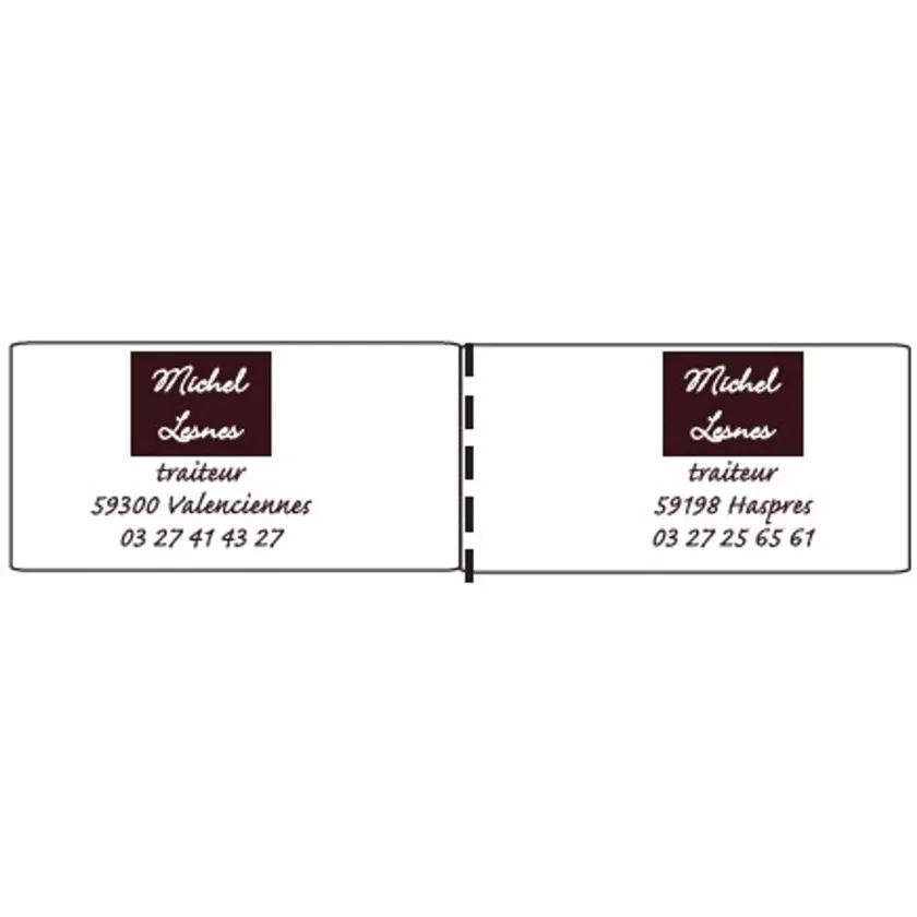 Drapeaux marquage chaud imprimes 25x50mm - Lesnes (carton de 500 pièces)