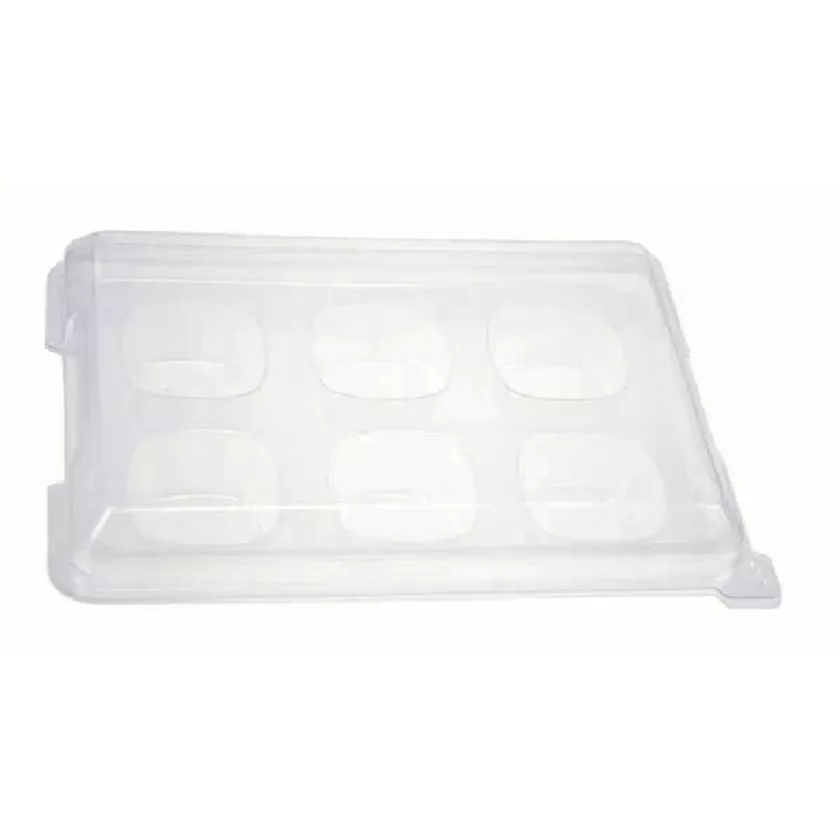 PET porte-amuse 6x PS amuse transparent 60ml (carton de 600 pièces)