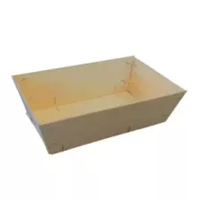 Barquette bois 3kg non-imprimee 290x190x90mm
