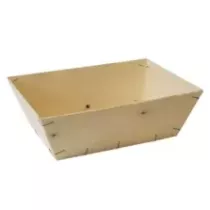 Barquette bois 5kg non-imprimee 340x250x110mm