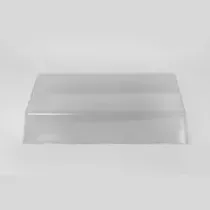 PET couvercle plateau rectangle 450x250mm 430x230xh80mm (carton de 45 pièces)