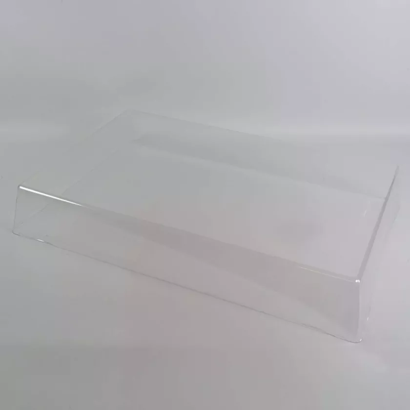 PET couvercle plateau rectangle 600x400mm 580x380xh80mm (carton de 18 pièces)