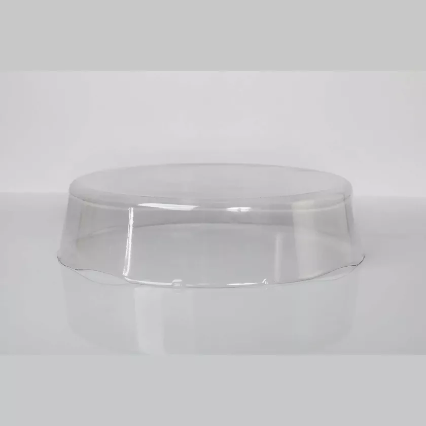 PET couvercle plateau rond d450mm d430xh80mm (carton de 30 pièces)