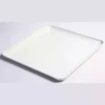 Plat Poliproof blanc 28x28x2cm