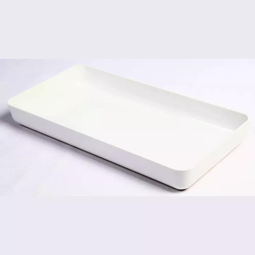 Plat Poliproof blanc 21x42x5cm