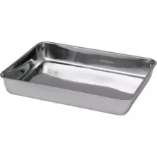 Plat 260x200x48mm inox