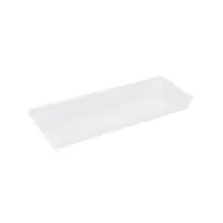 Plexi GN 2/5x40mm blanc 530x200x40mm