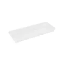 Plexi GN 2/5x40mm blanc 530x200x40mm
