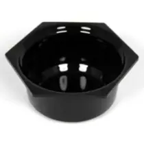 Saladier rond plexi noir 205x85mm