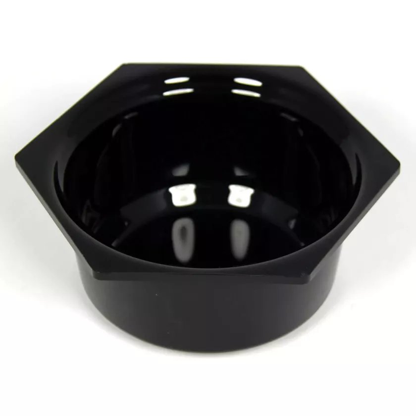 Saladier rond plexi noir 205x85mm