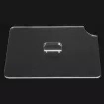 Couvercle saladier rectangle plexi 190x135mm-1319