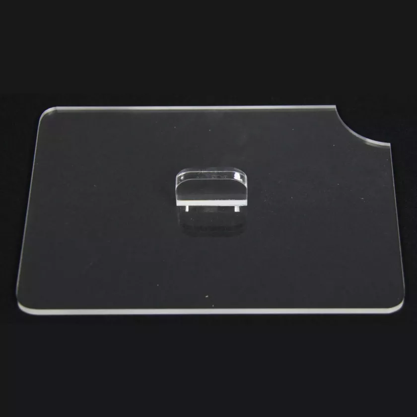 Couvercle saladier rectangle plexi 190x135mm-1319