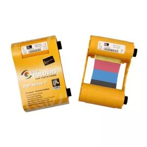 Ruban unilateral YMCKO 200 ima Zebra couleur+noir+coating