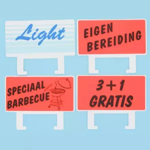 Promoclip B2 "MENU VAN DE DAG" 2 pieds