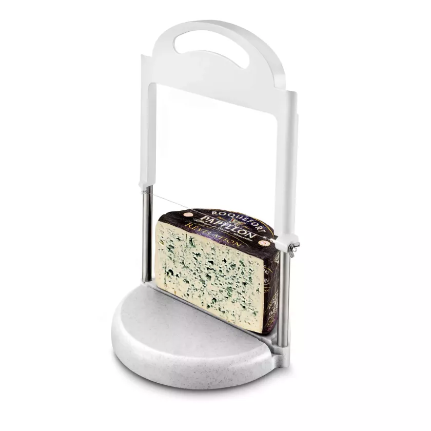 Guillotine a fromage pied PVC marbre fil 24cm