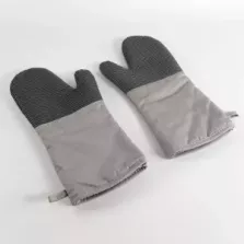 Gant de cuisine silicone-coton 35x19cm