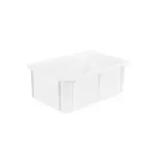 Bac empilable 40L synth. blanc 600x400x215mm