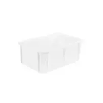 Bac empilable 40L synth. blanc 600x400x215mm