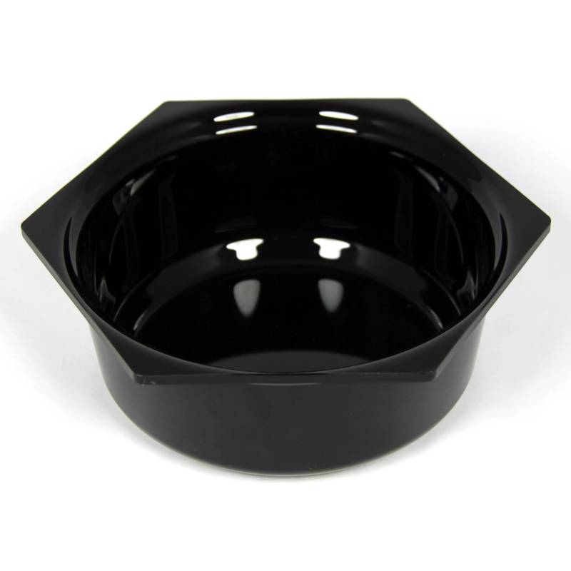 Saladier rond plexi noir 245x85mm