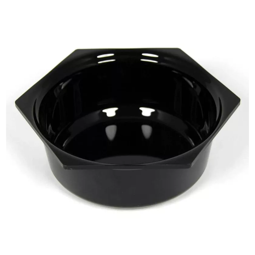 Saladier rond plexi noir 245x85mm