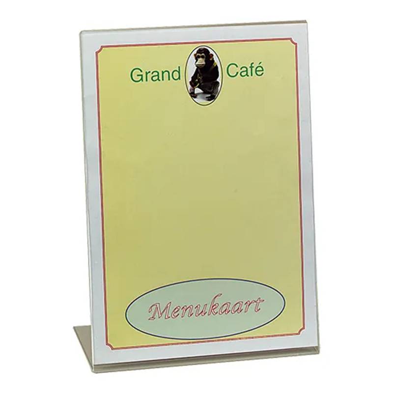 Porte menu plexi...