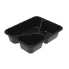CPET tray 227x178x53mm noir...
