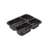 CPET tray 227x178x43mm noir...