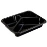 CPET tray 227x178x43mm noir...