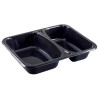 CPET tray 227x178x43mm noir...