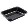 CPET tray 187x137x36mm noir 1 compartiment 620ml reference 2187-1I