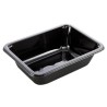 CPET tray 171x127x35mm noir 1 compartiment 500ml reference 2171-1K