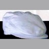 Casquette boucher ajustable blanche polyester-coton