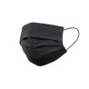 Masque antiseptique elastique oreille medical 3 couches jetable noir