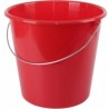 Seau plastique 10L rouge