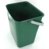 Seau hygiene 6L vert carre...