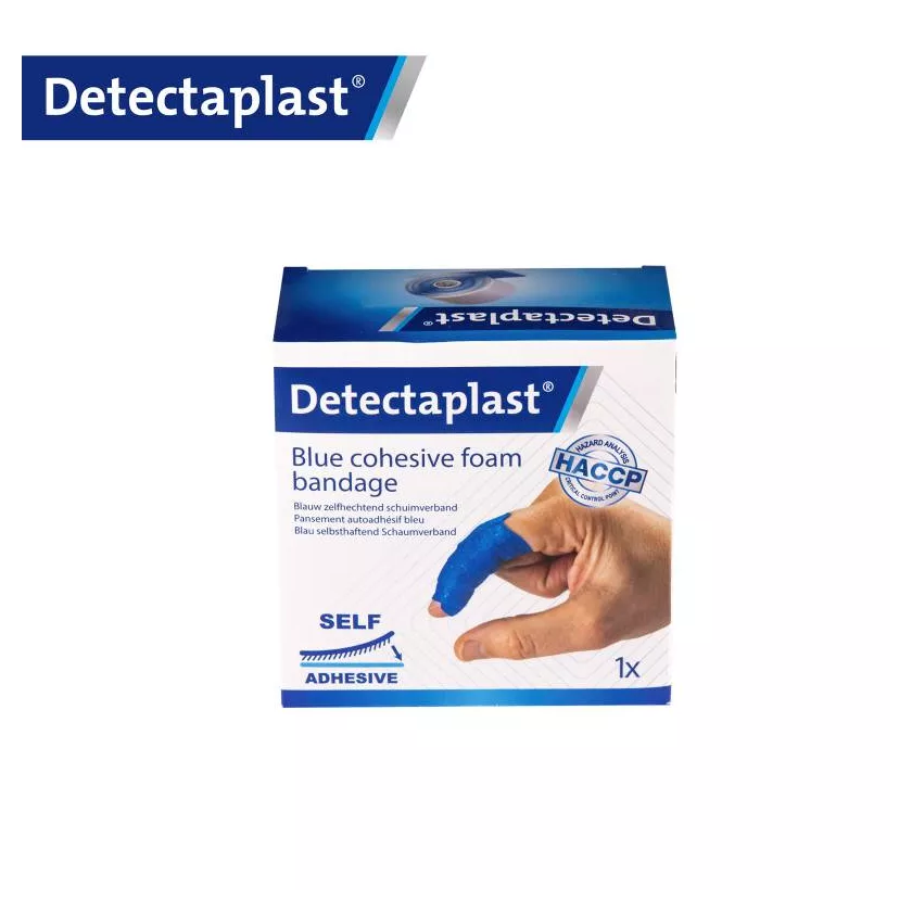 Pansement autoadhesif bleu 6cm x 4,5m