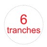 Sticker 6 tranches diametre...