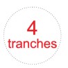 Sticker 4 tranches diametre...